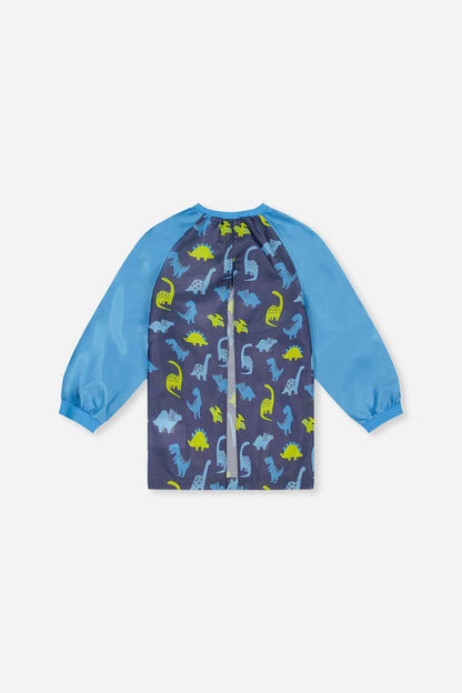 Apron Blue Printed Dinos