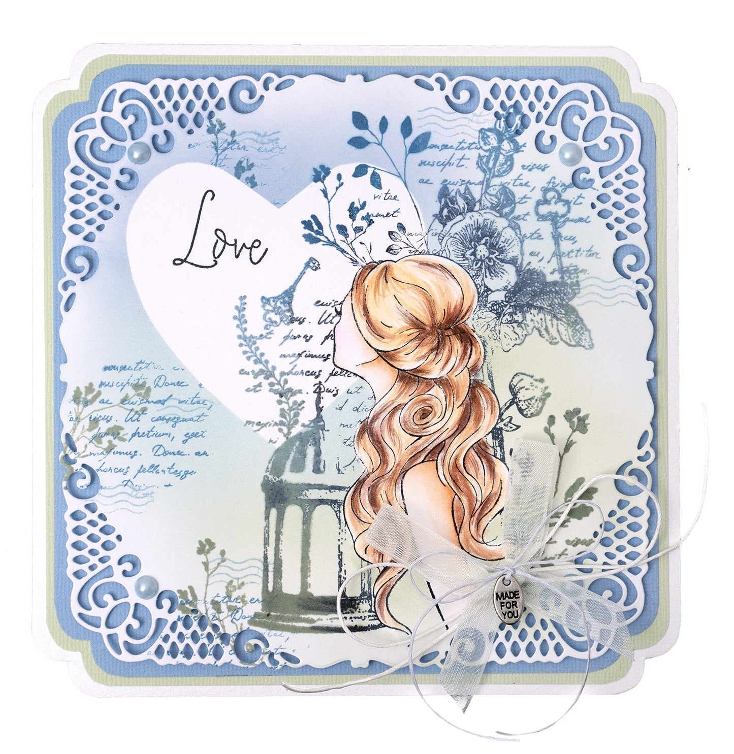 JMA Cutting Die Chair & Frame Romantic Moments 150x150x1mm 6 PC nr.572