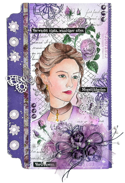 JMA Washi Tape Flowers & Borders Victorian Dreams 4 PC