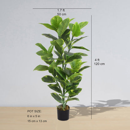Jerico Kunstkautschuk Topfpflanze 120 cm