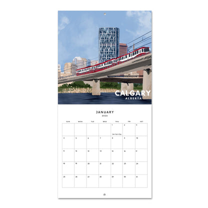 Places Of Canada 2026 Wall Calendar