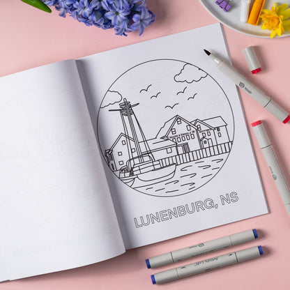 Oh Canada Colouring Book
