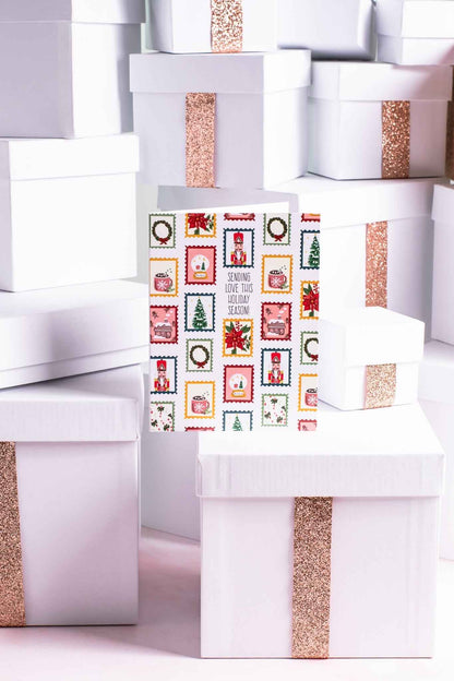 Sending Love This Holiday Season - Greeting Card