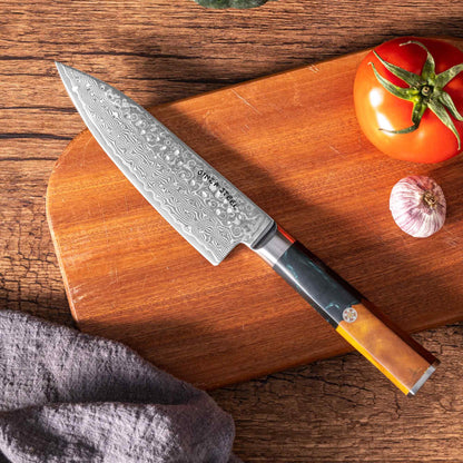 Kaze Katana | Kochmesser 15 cm Damast VG10 Stahl 67 Lagen