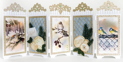 Marianne Design A4 Cutting Sheet - Mattie's Mooiste Slimline Birds