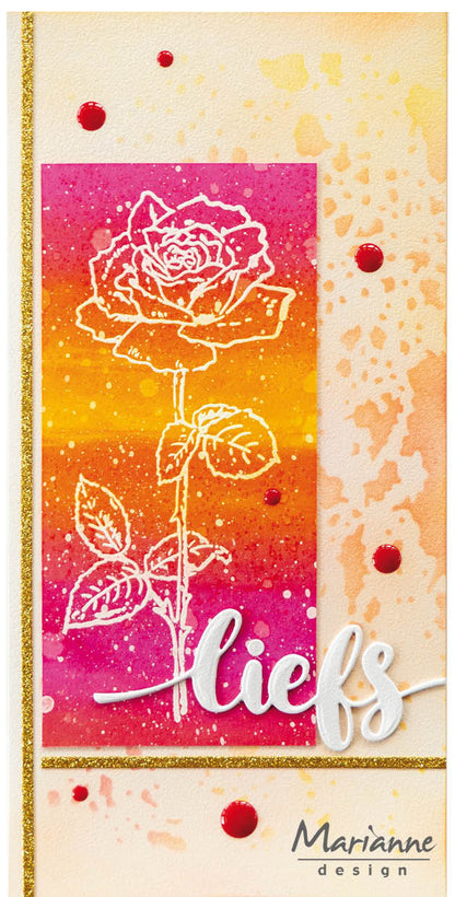 Marianne Design Clear Stamp - Tiny's Borders - Rose