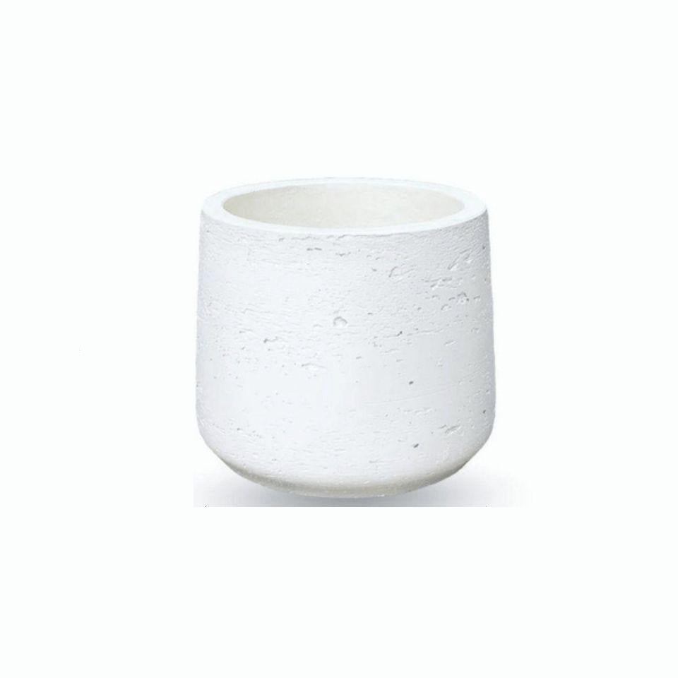 Lazaro White Zement Pflanzgefäß 13''