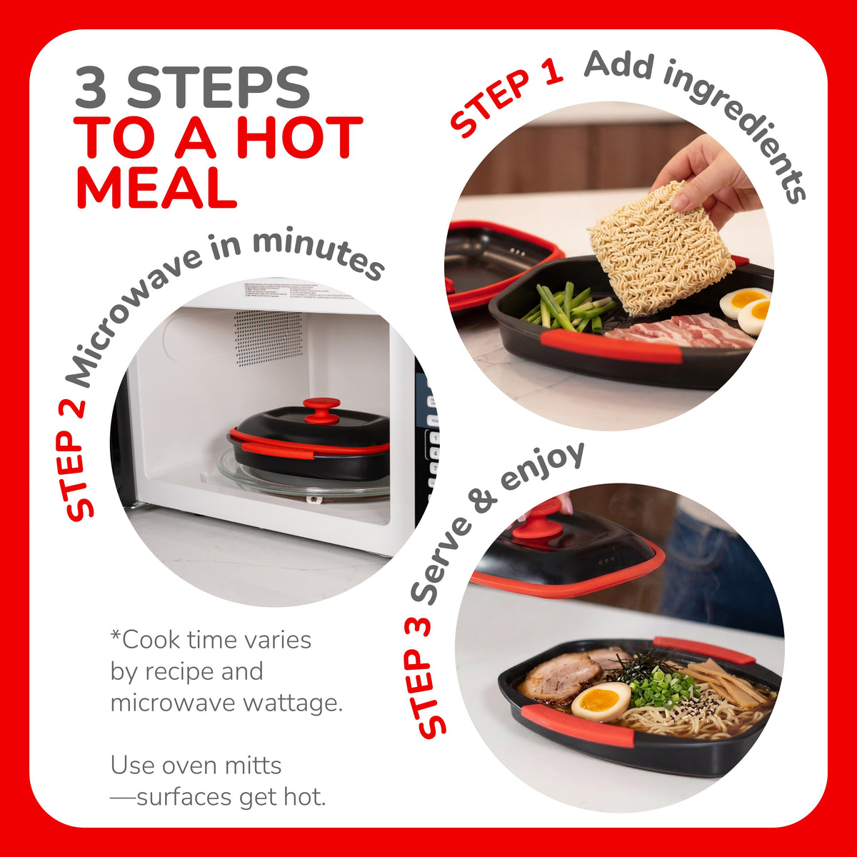 Micro Grill Chef Pot™ Mikrowellen-Kochtopf – Vielseitiger Mikrowellen-Speisekocher mit Deckel – Mikrowellengeeigneter Dampfgarer & Suppentopf – BPA-frei, spülmaschinenfest, ideal für schnelle Mahlzeiten & gesundes Kochen