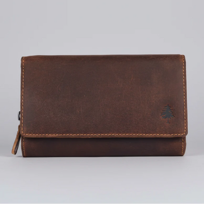 Greenwood Leather Full Grain Leather Wallet RFID Clutch