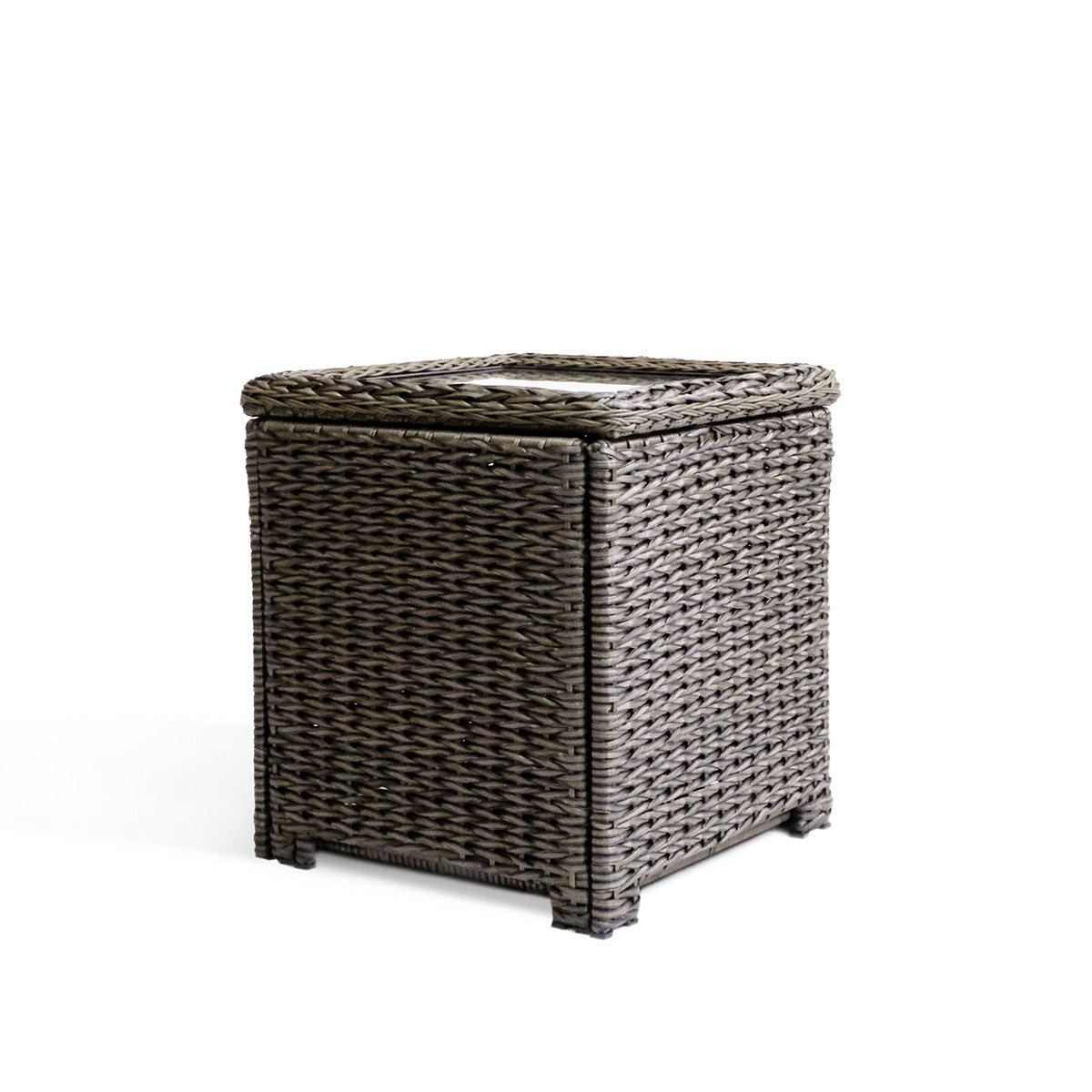 Laguna Point Wicker Outdoor Storage Chest End Table - AURABAGS SHOP