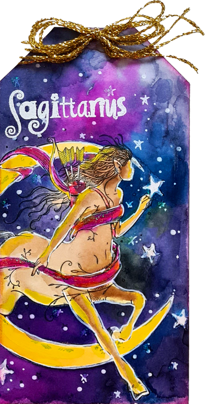 Pink Ink Designs Sagittarius 6 in x 8 in Clear Stamp Set