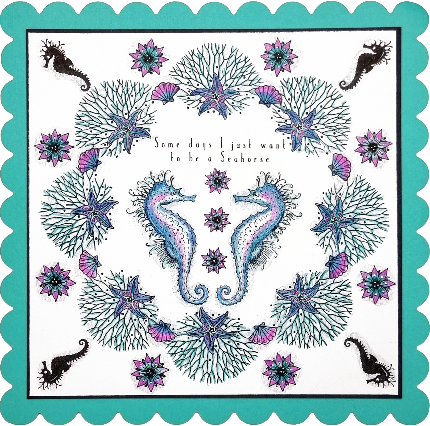 Pink Ink Designs Seas The Day 6 in x 8 in Clear Stamp Set