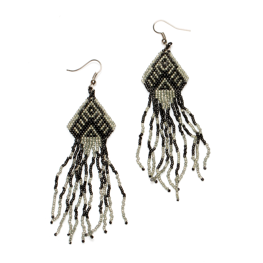 Beaded Aztec Style Earring