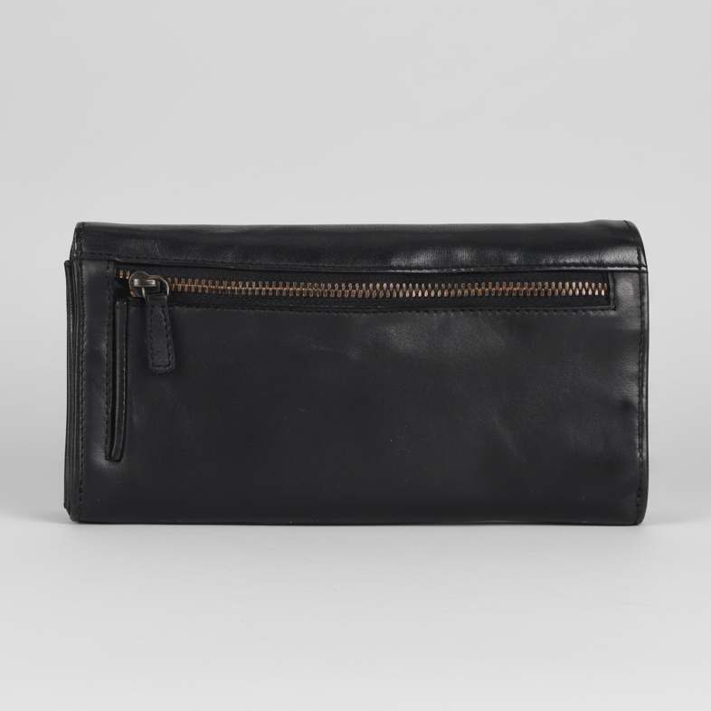 MET Women's Square Tab Leather Wallet