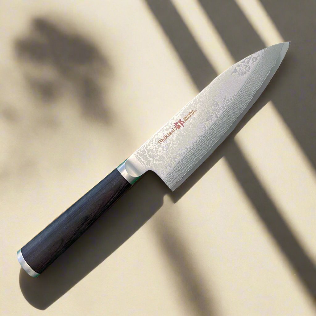 Miyako SUS 165mm Deba-Messer Rechtshänder | 33 Lagen Damastklinge – Hergestellt in Japan