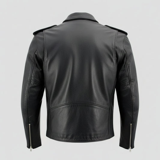 X Element Men's Leather Motorcycle Jacket