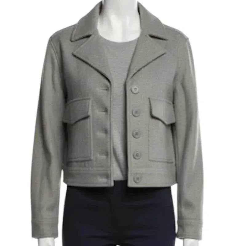 Manteau laine court