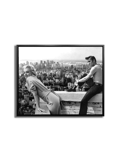 Leinwandbild Marilyn & Elvis - Wandkunst Deko