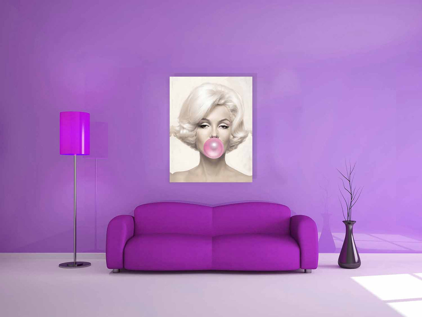 Marilyn in Pink – Wandkunstdruck