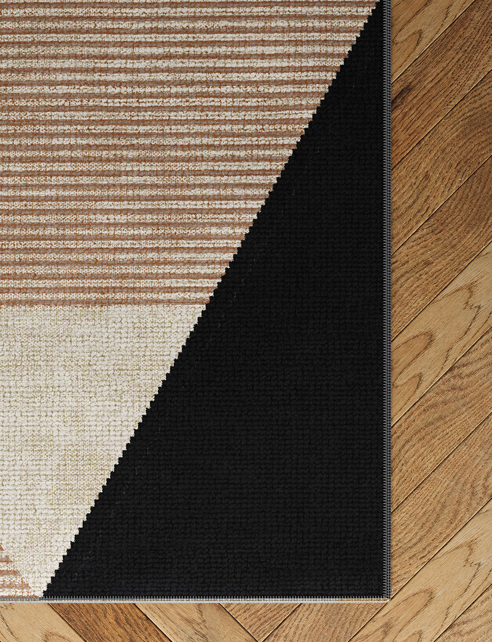 Teppich Mizza Schwarz Gelb Multicolor