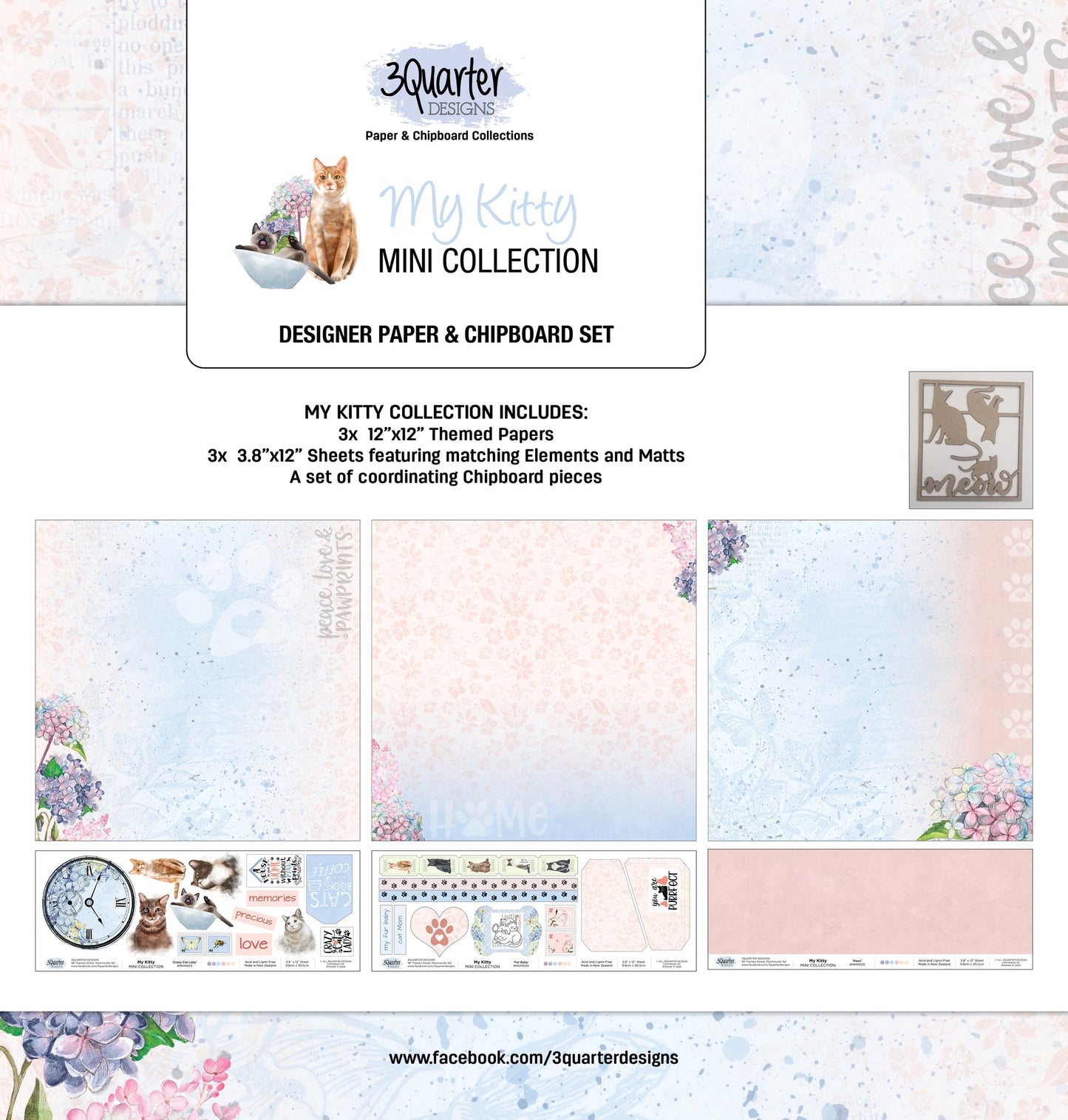 3Quarter Designs My Kitty Mini Collection