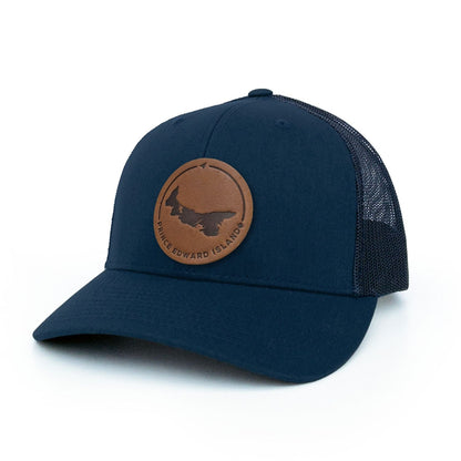 Prince Edward Island Leather Patch Trucker Hat