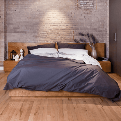 Essential Organic Percale Collection Duvet Cover