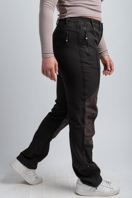 [Black] PRO Women's High Waist V2 Adventure Water Resistant Pants