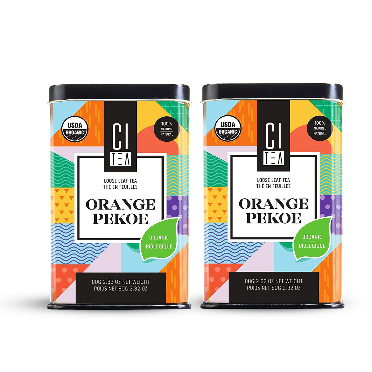 Organic Orange Pekoe Loose Leaf Tea Bundle of Two