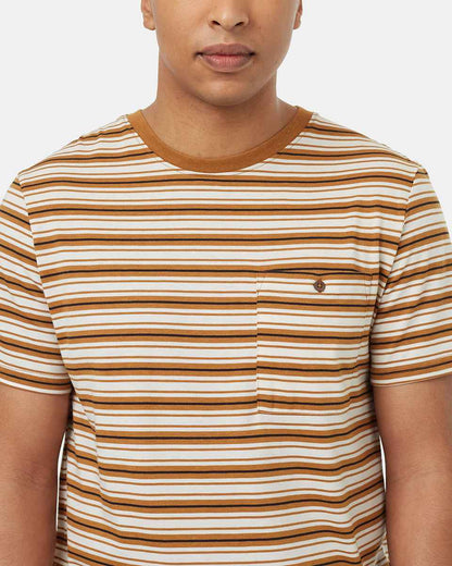 TreeBlend Stripe Button Pocket T-Shirt