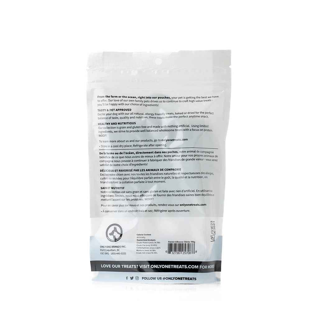 Rabbit & Beaver Sticks 70g
