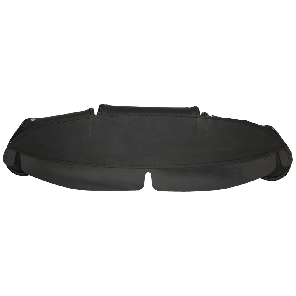 Open Road Chrome Stud Curved PVC Windshield Bag