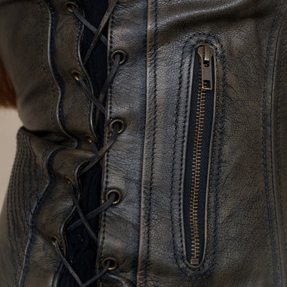 Open Road Women's Distressed Brown Vest