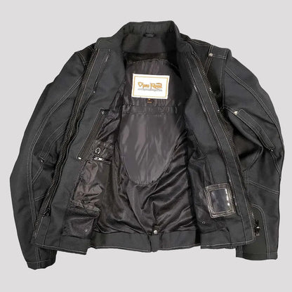 Open Road Women's Zip-Out Hoodie Reflective Textile Motorcycle Jacket