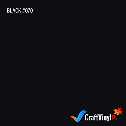 Oracal 651 Glossy Black #070sheets and rolls