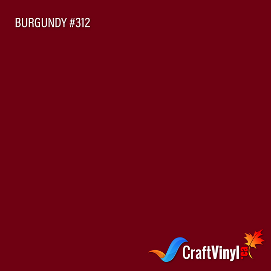 Oracal 651 Glossy Burgundy Vinyl #312 12'' x 5ft