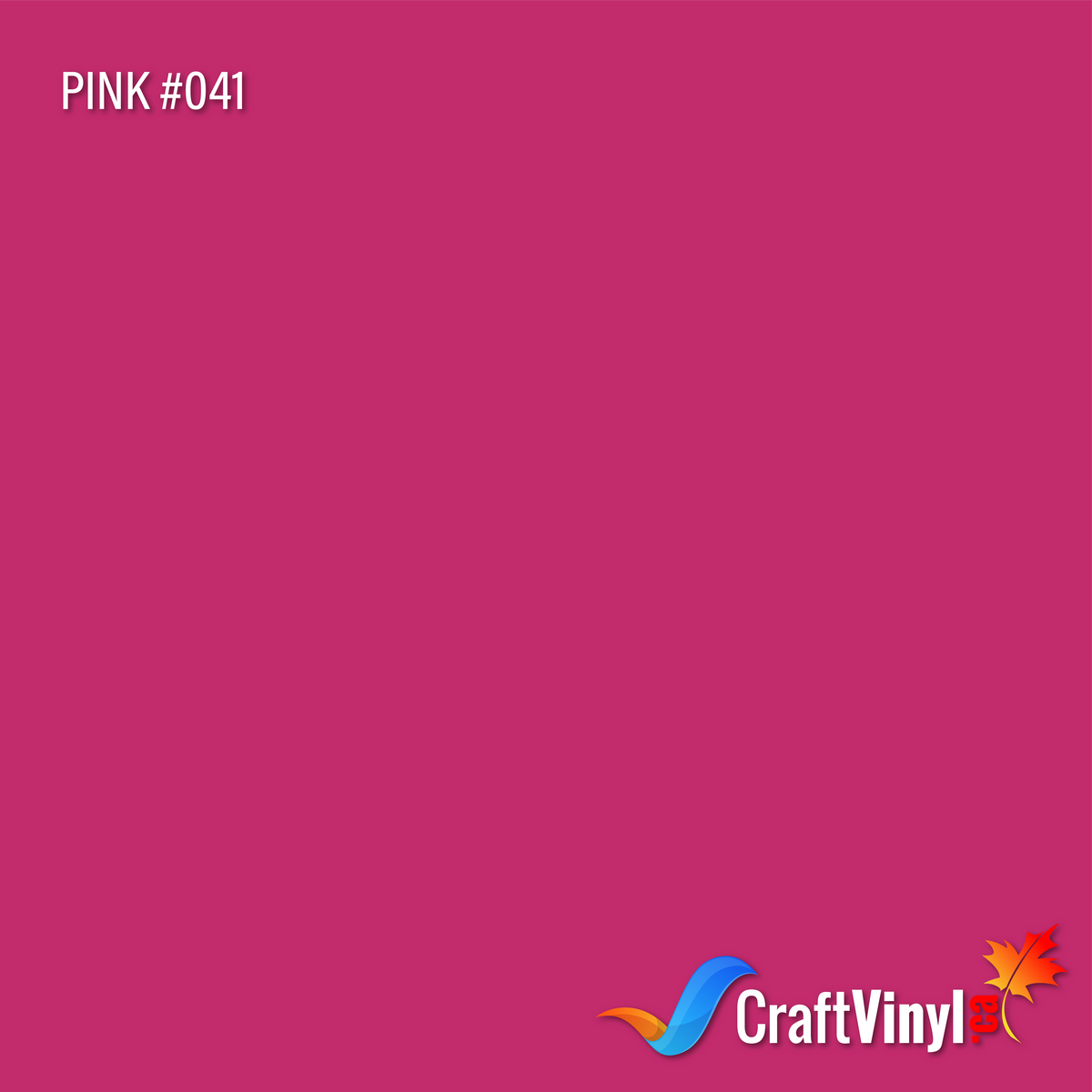 Oracal 651 Glossy Pink Vinyl #041 sheets and rolls