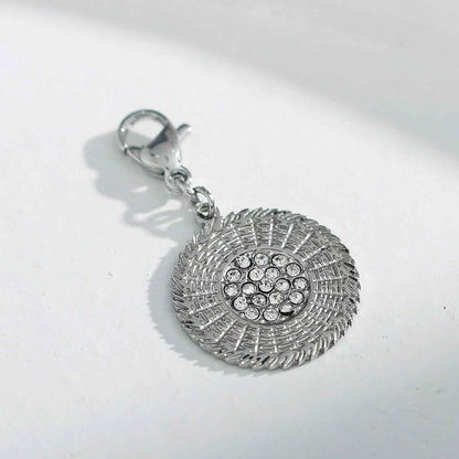 AVERY Charm Necklace Silver