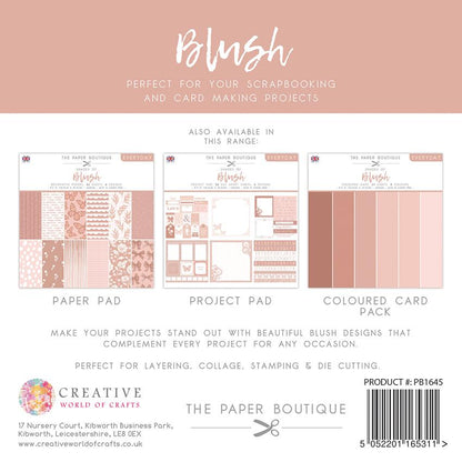 The Paper Boutique Everyday - Shades Of - Blush 8 in x 8 in Pad