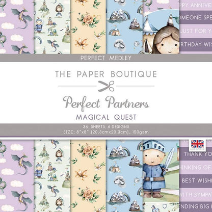 The Paper Boutique Perfect Partners - Magical Quest 8 in x 8 in Medley