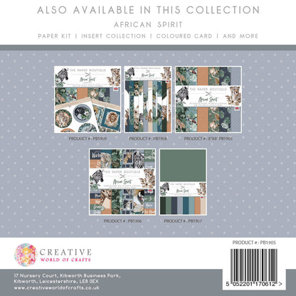 The Paper Boutique African Spirit 8 in x 8 in Paper Pad