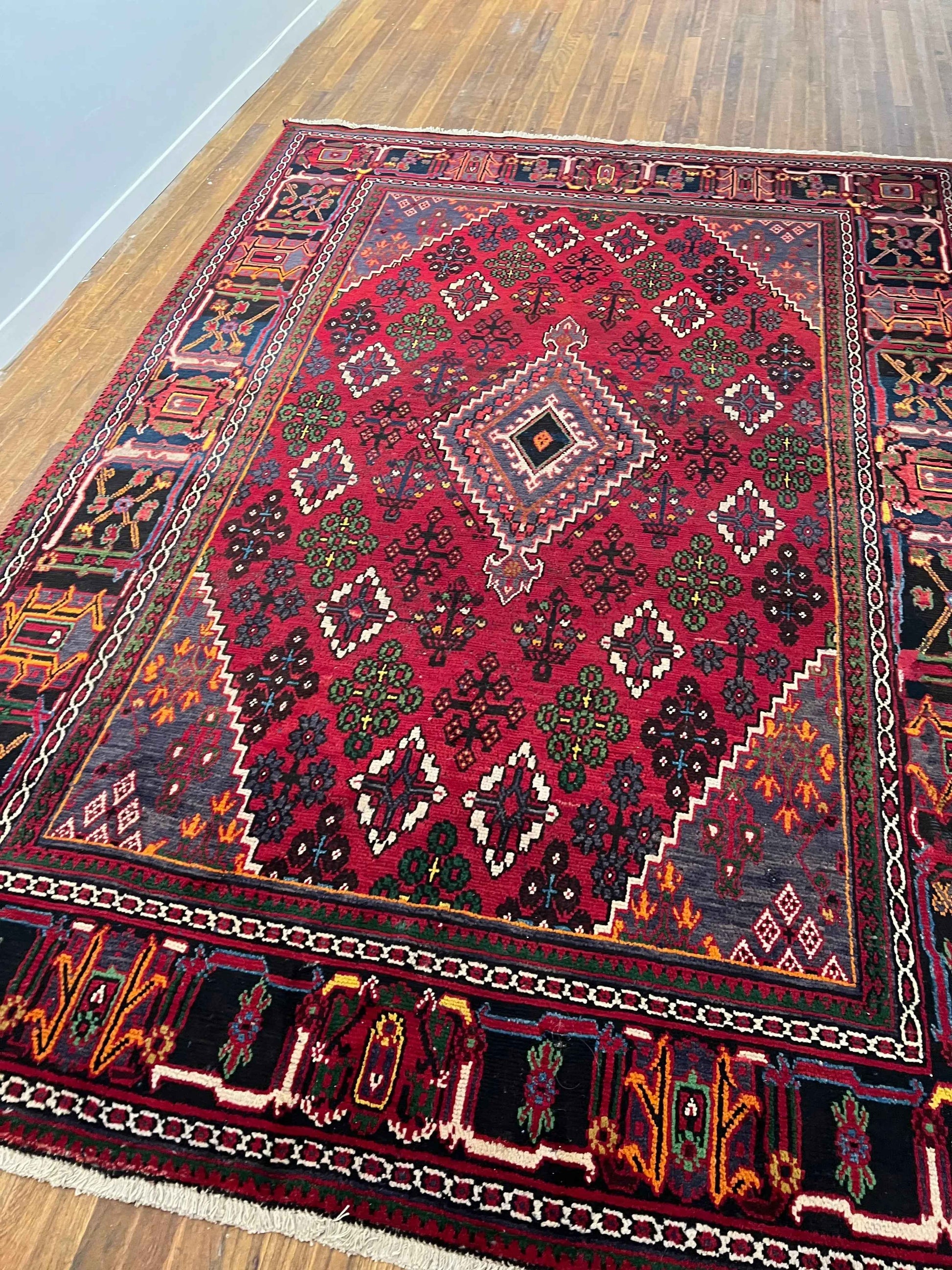 Persian Joshaqan Rug | 10’ 4” x 7’ 1”