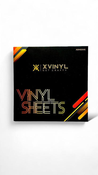 XVinyl Pro Black Matte Permanent Adhesive Vinyl with PET Backing