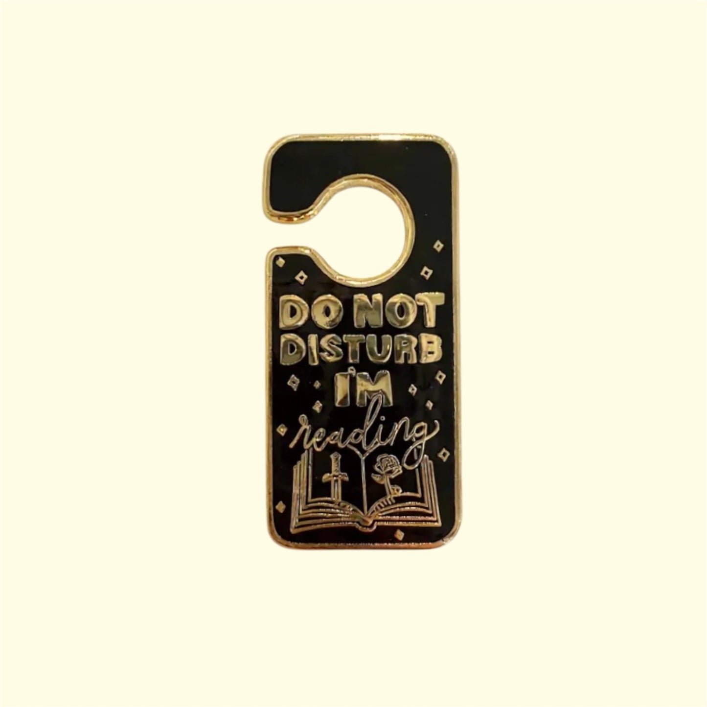 Do Not Disturb I'm Reading Enamel Pin