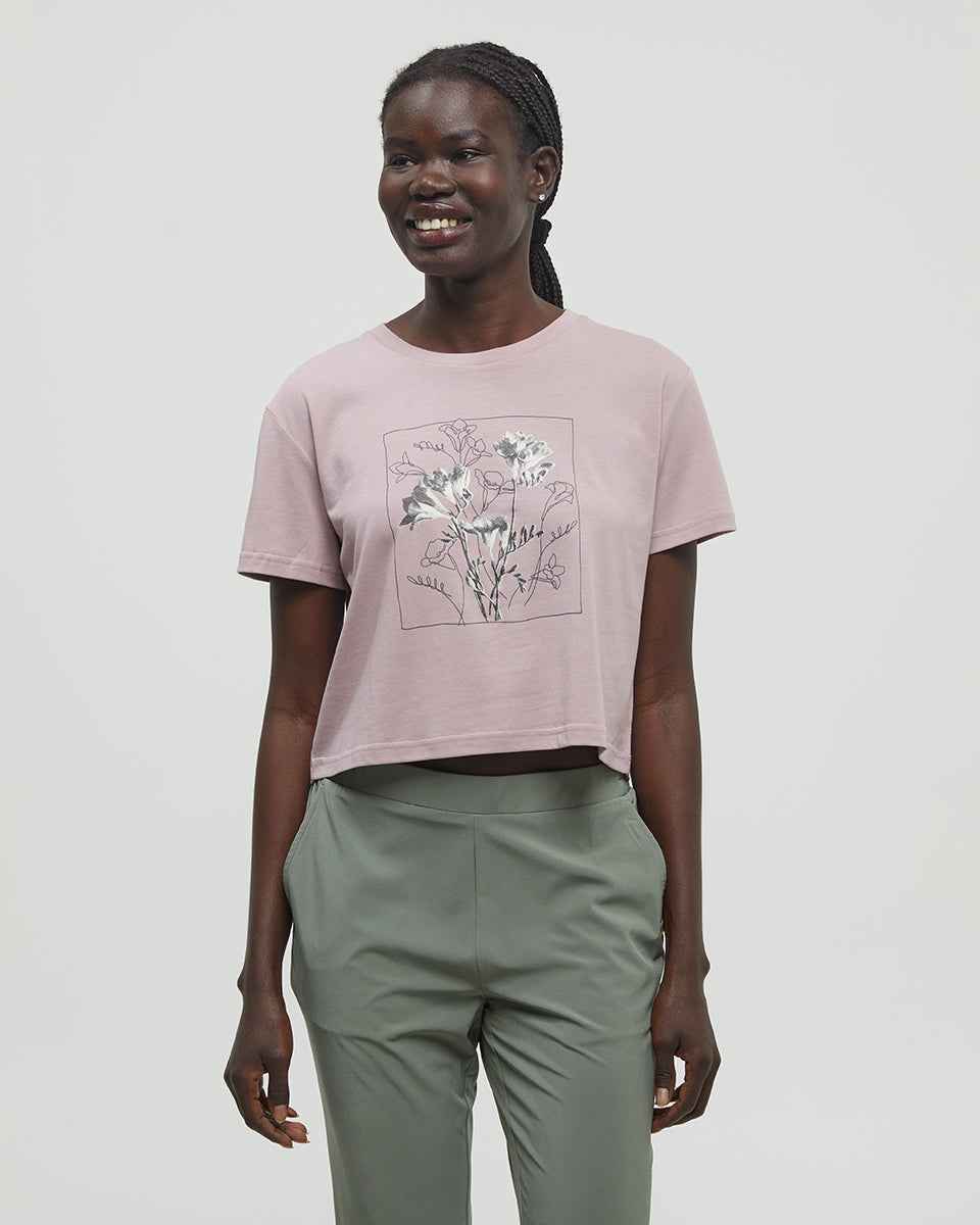 Floral Crop T-Shirt