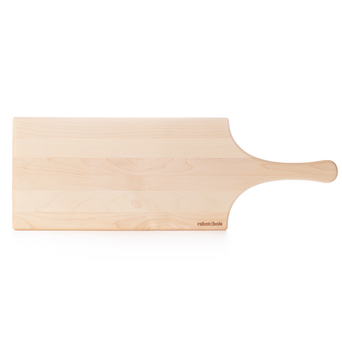 Planche de service en bois avec manche