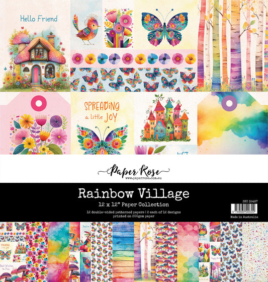 Rainbow Village 12x12 Paper Collection 35487