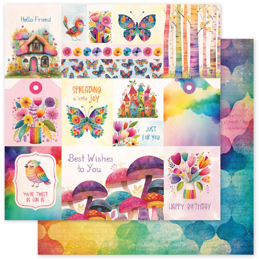 Rainbow Village 12x12 Paper Collection 35487