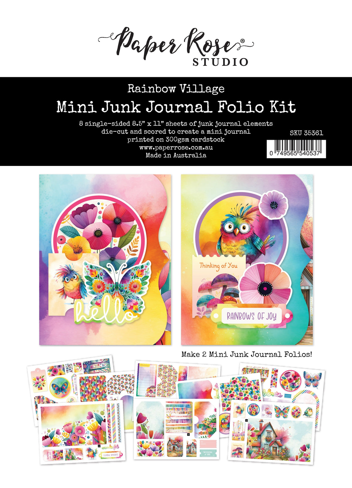 Rainbow Village Mini Folio Kit 35361