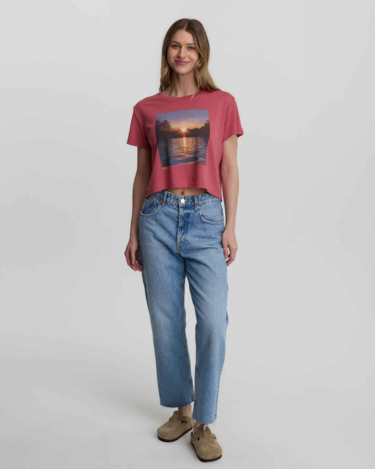 Lake View Crop T-Shirt